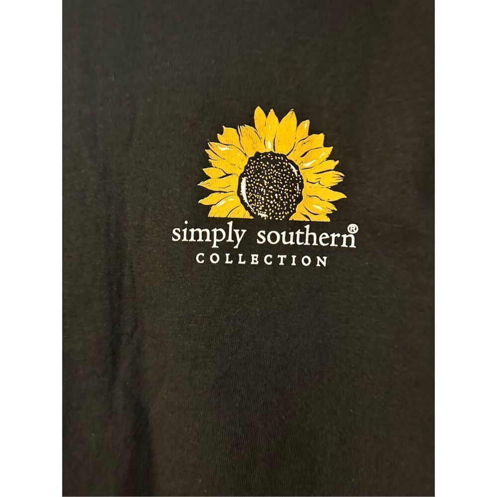 Simply Southern Long Sleeve T-shirt Blessed Nana Sunflower size Small NWT